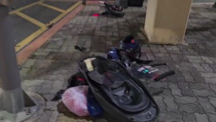 대전 사거리에서 오토바이-화물차 충돌...1명 부상 / YTN