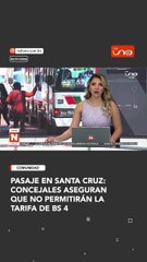 concejales no permitirán pasaje a bs 4