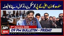 Sindh Govt Decides to Give Full Protocol to KP CM | ARY News 9 PM Bulletin | 2nd Jan 2026