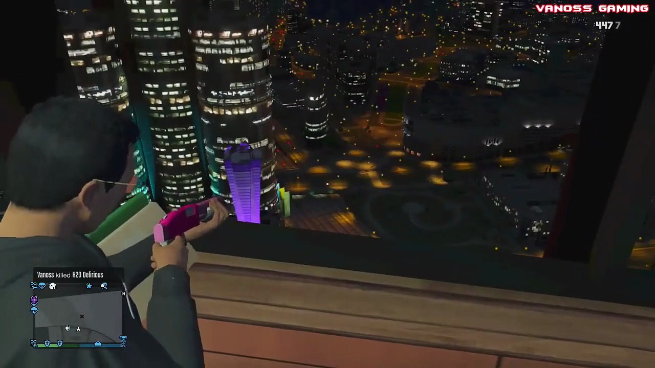 GTA 5 Online Funny Moments Gameplay - Secret IAA Building  Parachute Fails  Hidden Office Fun