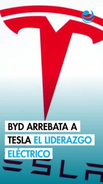 BYD supera a Tesla y lidera el mercado global de autos eléctricos
