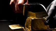 Pure gold cutting ASMR