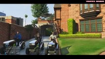 GTA 5 Online Funny Moments Gameplay - Lawn Mower Squad  Security Cameras  Cutters  Burger Stand