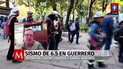 Entrevista con jefe del SSN UNAM tras sismo 6.5 en Guerrero