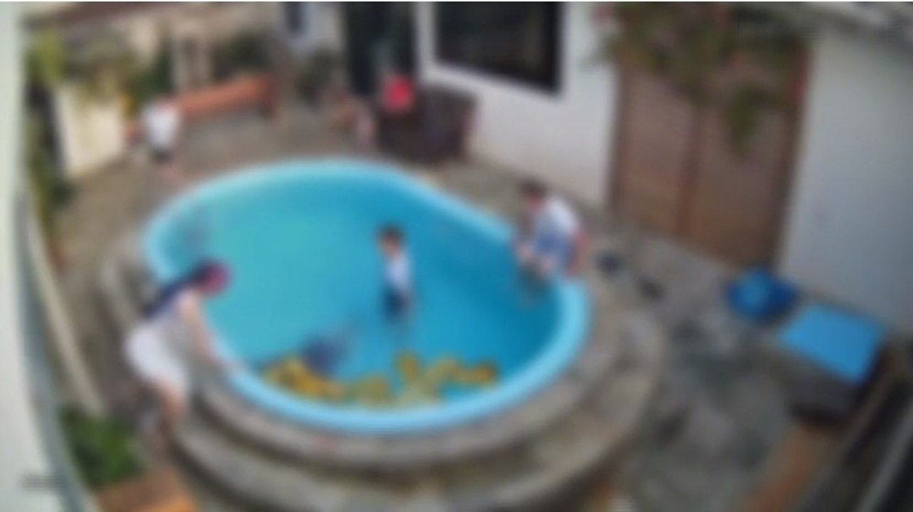 Empresário é salvo pela esposa após bater a cabeça em piscina no PR