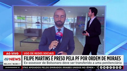 Ex-assessor de Bolsonaro, Filipe Martins é preso pela PF por ordem de Moraes