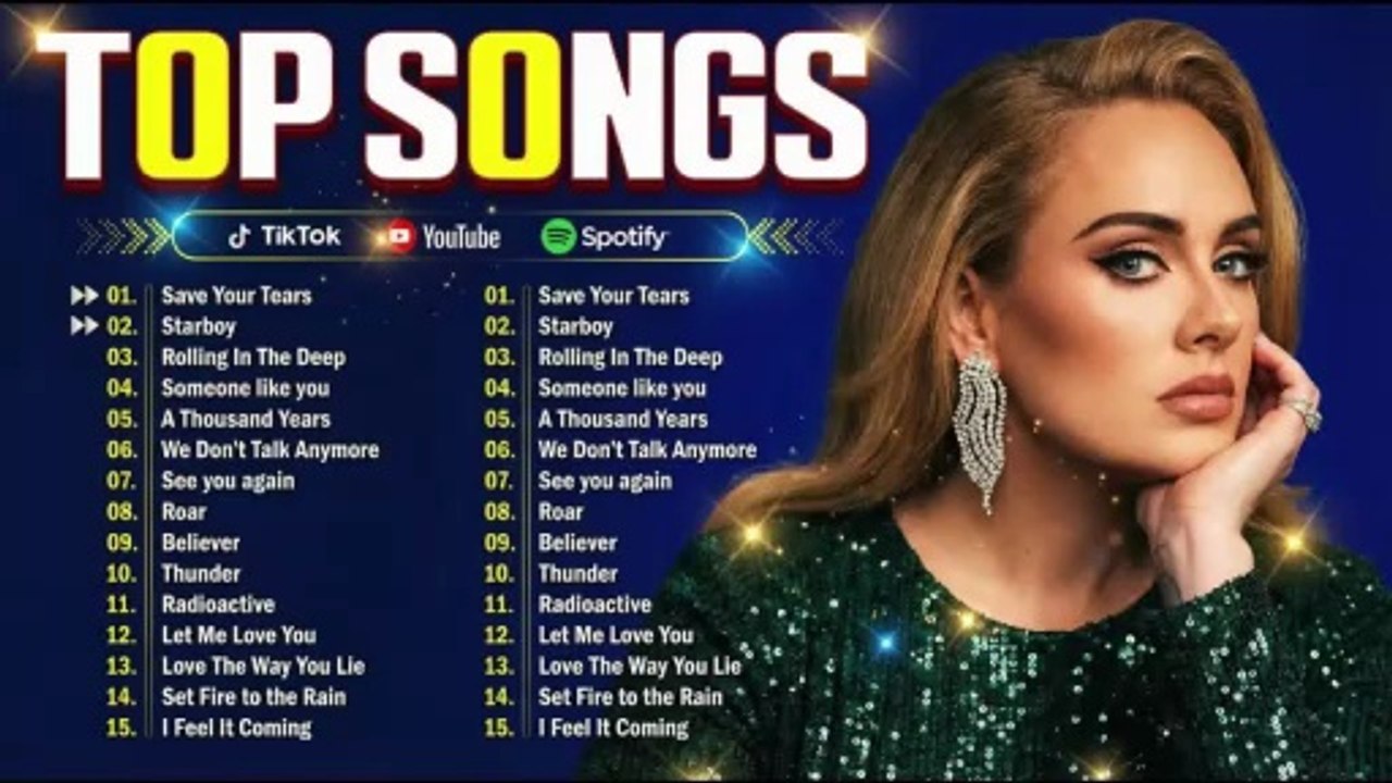 Bruno Mars, Adele, Ed Sheeran, Maroon 5, Dua Lipa, Rihanna, The Weeknd 💥 Billboard Top 50 This Week