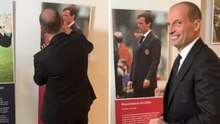 Allegri ritorna al passato: firma e dedica nel museo del Cagliari
