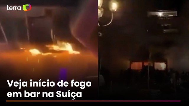 Novas imagens mostram início de fogo em bar na Suíça durante festa de Ano Novo