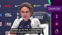 Frank 'understands' Spurs fan frustration after 'boring' chants
