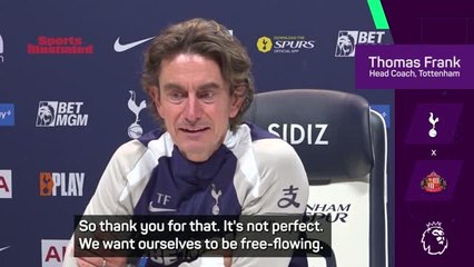 Frank 'understands' Spurs fan frustration after 'boring' chants
