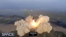 Amazing Slow-Motion View Of SpaceX Starship's LiftOff
