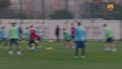 FC Barcelona training