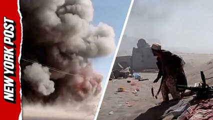 Eyewitness video reportedly shows Saudi Arabia pummeling Yemeni separatists with air strikes
