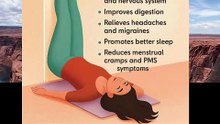 laying with your feet up againsttthe wall health benefits