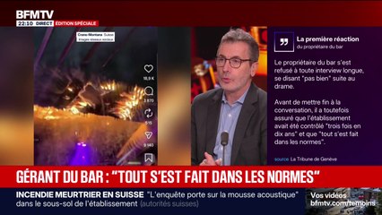 Suisse : 40 morts, 119 blessés dont 14 Français - 02/01