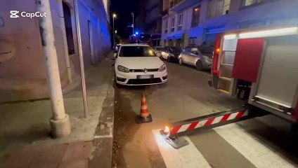 Sassari, crollo dal campanile della chiesa di San Giuseppe