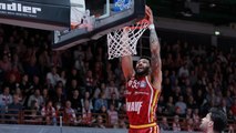 Dunk-Show in Würzburg: Baskets überstehen Krimi gegen Towers