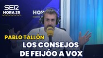 Pablo Tallón y los mensajes de Feijóo a Vox: 