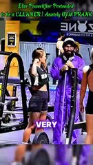 Elite Powerlifter Pretended to be a CLEANER｜ Anatoly GYM PRANK #trolllife #funny #gym