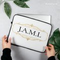 Funda para portátil blanca – colección J.A.M.L