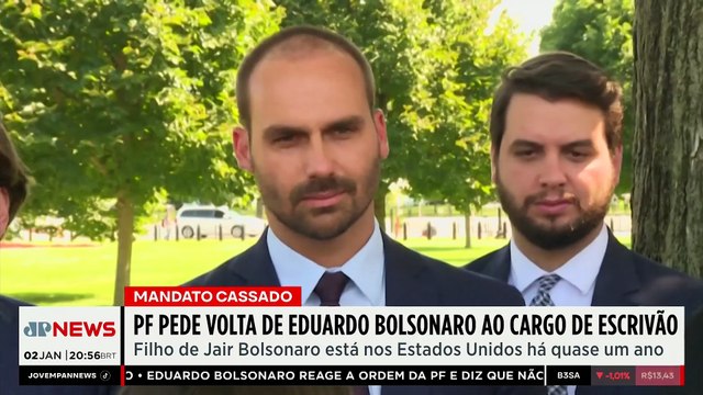 “Não posso voltar ao Brasil”, diz Eduardo Bolsonaro após decisão da PF