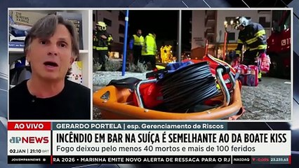 Incêndio em bar na Suíça é semelhante ao da Boate Kiss, explica especialista