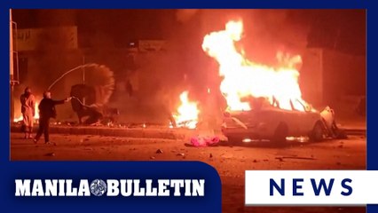 Vehicles on fire after reported Saudi strikes on area linked to separatists in southern Yemen