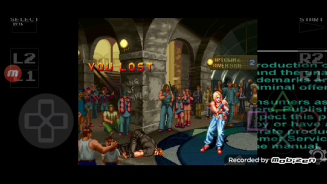 Real Bout Fatal Fury Ryuji Yamazaki vs Blue Mary Ryuji Yamazaki é derrotado por Blue Mary