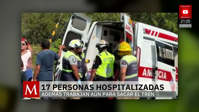 ¿Cuántas personas continúan hospitalizadas por el descarrilamiento del Tren Interoceánico?
