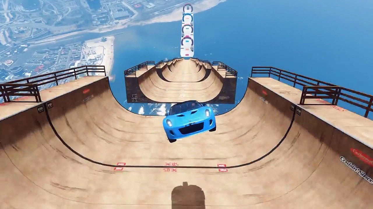 Insanely Crazy GTA 5 Mega Ramp Gameplay _ No Copyright Gameplay 4K 60fps _ 469