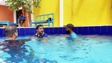 Pool Party with Friends ❤️ Swimming Pool Party #swimming #pool #villagelife