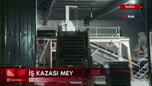 Burdur'da iş kazası: Pres makinası sıkışan işçi yaralandı