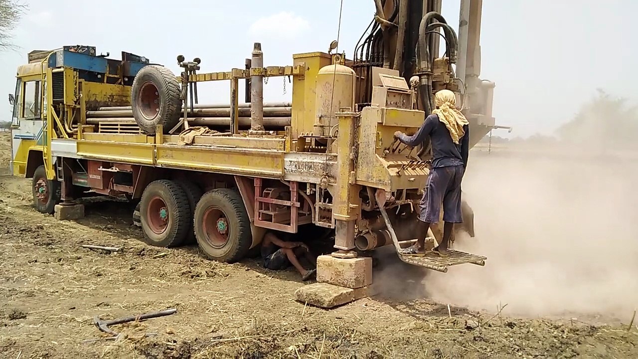 Water Borewell drilling Borehole for water well Amazing Videos
