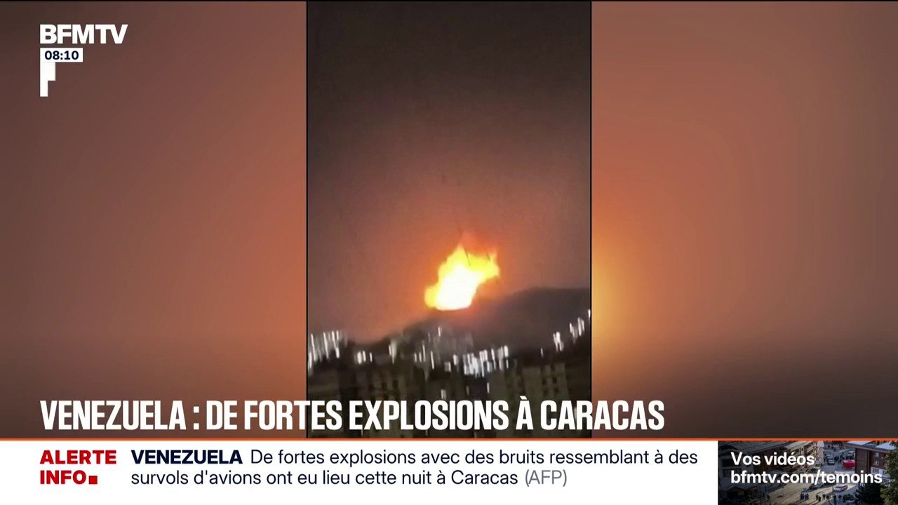 Venezuela: de fortes explosions entendues à Caracas