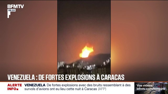 Venezuela: de fortes explosions entendues à Caracas