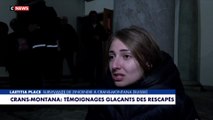 Incendie en Suisse - Le témoignage troublant de Laetitia, survivante du drame : 