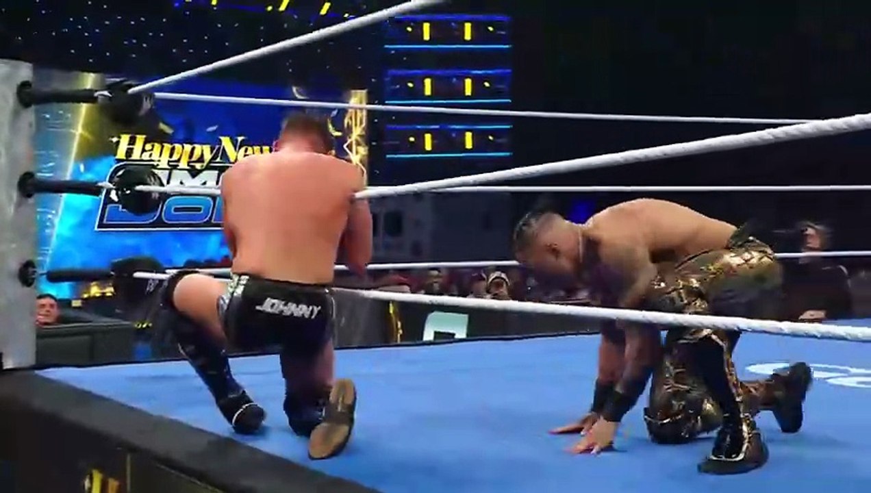 WWE SMACKDAWN 2 JANUARY 2026 CARMELO HAYES VS JOHNNY VS GARGANO FULL MATCH