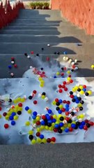 Breaking bottles #foryoupageシ #funnyreel #glassbottles #fyp #brokinghearts #breakbottles #viral #bottle #fun #foryou