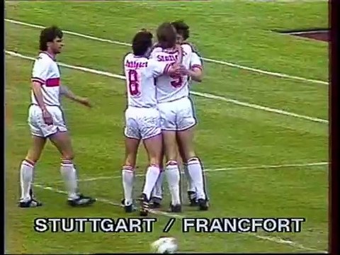 STUTTGART - EINTRACHT FRANCFORT - 1984 - SAISON 1983/1984 -
