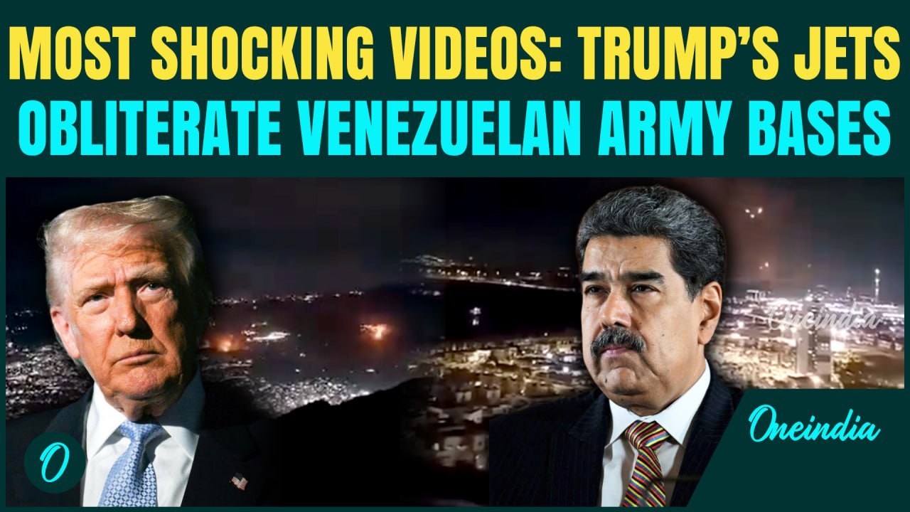 US-Venezuela BREAKING: U.S Forces Rain BOMBS on Venezuela’s Naval and Air Bases in Overnight Strikes