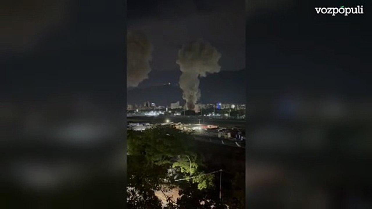 Nuevas imágenes de los ataques de Estados Unidos sobre Venezuela