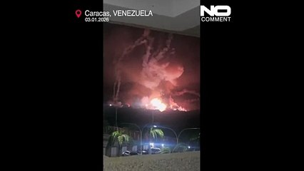 Videos show explosions in Venezuela's capital Caracas