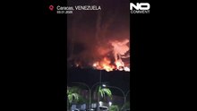Nagrania pokazują wybuchy w Caracas, stolicy Wenezueli