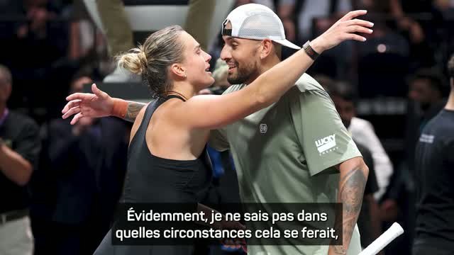 Bataille des sexes - Kyrgios : J'aimerais beaucoup renouveler l'expérience