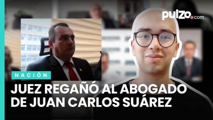 Juez regañó a abogado en audiencia a Juan Carlos Suárez, del caso Jaime Moreno: "Le exijo respeto"