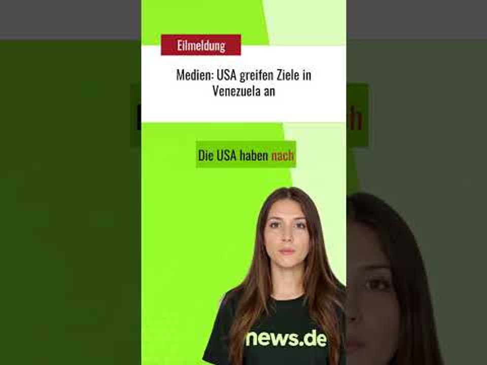 Medien: USA greifen Ziele in Venezuela an