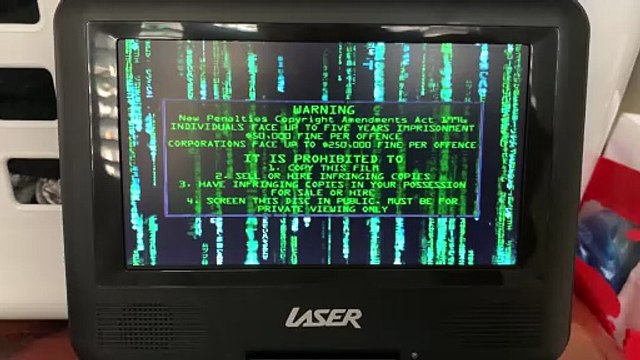 Opening to The Matrix Reloaded 2 Disc Special Edition Disc 1 2003 DVD Australia