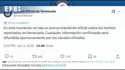 La oposición venezolana rechaza pronunciarse sobre la situación en el país