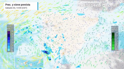 La lluvia y la nieve condicionarán las próximas jornadas
